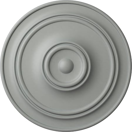 Ekena Millwork Small Classic Ceiling Medallion (Fits Canopies up to 10"), 40 1/4"OD x 3 1/8"P, Primed White CM40CL